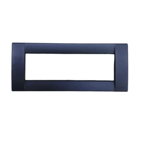 VIMAR IDEA - PLACCA 6 MODULI BLU EURO METALLIZZATO 