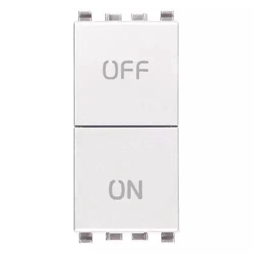 VIMAR EIKON - DUE PULSANTI INDIPEND. NO+NC 10A BIANCO