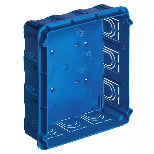 SCATOLA INCASSO RETTANGOLARE 18-21M AZZURRO