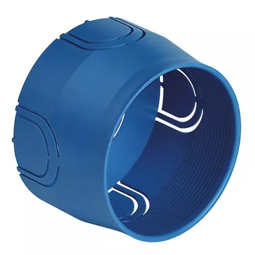 SCATOLA INCASSO ROTONDA Ø60MM AZZURRO