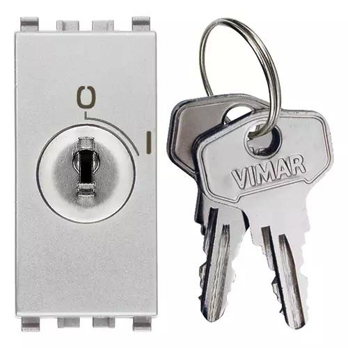 VIMAR EIKON - PULSANTE 2P NO 16A + CHIAVE NEXT