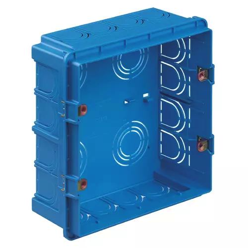 SCATOLA INCASSO RETTANGOLARE 8M AZZURRO