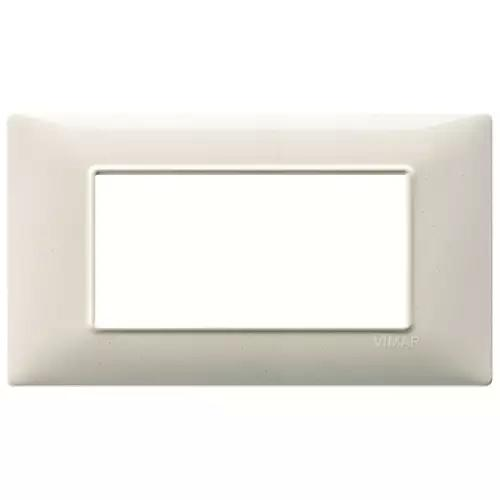 VIMAR PLANA - PLACCA 4M BIANCO GRANITO