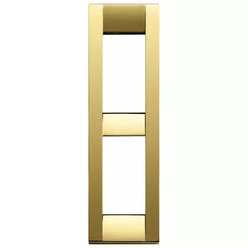 VIMAR IDEA - PLACCA 2M PER PANNELLO ORO