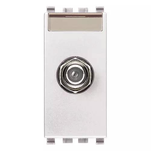 VIMAR EIKON - PRESA COASSIALE TIPO F FEMMINA BIANCO