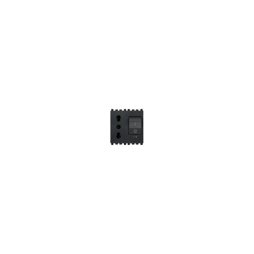VIMAR EIKON - PRESA 2P+T 16A P17/11 INTB+MT C16 GRIGIO