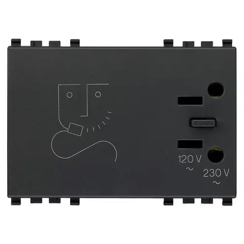VIMAR EIKON - PRESA PER RASOIO 230V GRIGIO
