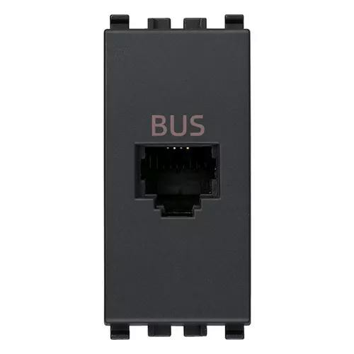 VIMAR EIKON - PRESA RJ11 SPECIALE PER BUS GRIGIO
