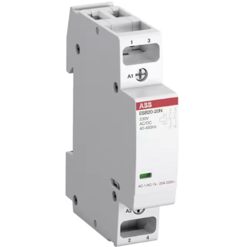 ABB CONTATTORE MODULARE ESB20-11N-06 230V C.C./C.A.
