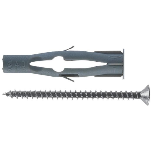 FISCHER FU 6X35 V - TASSELLI FU 6X35 V CON VITE - CONF.100PZ