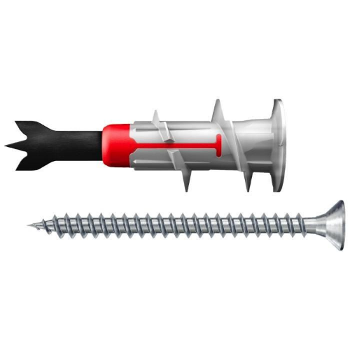 FISCHER DUOBLADE 10 S - TASSELLI PER CARTONGESSO CON VITE PER FISSAGGIO DI CARICHI PESANTI - CONF. 25PZ