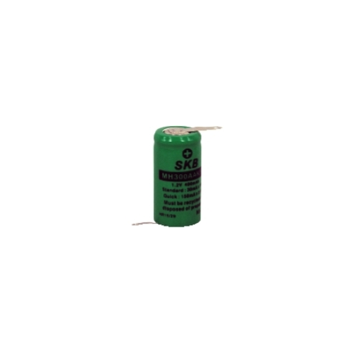 MH300AAK1P - BATTERIA RICARICABILE NI-MH 2/3AA 400MAH LAMELLE OPPOSTE SKB