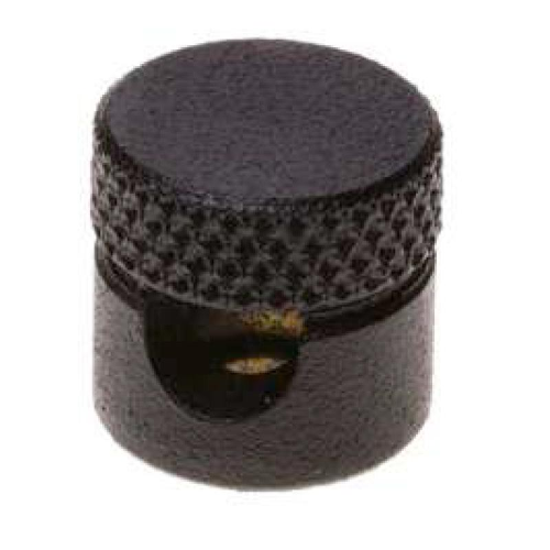 DECENTRATORE IN ALLUMINIO CON REGOLAZIONE PER CAVO 3X0,75MM, Ø 15MM H 15MM, COLORE NERO 0C