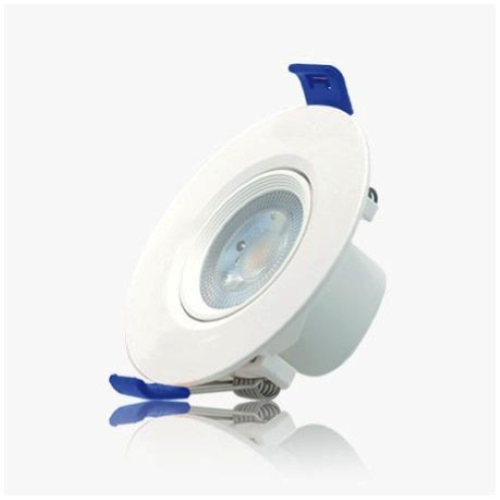 MINI DOWNLIGHT LED ORIENTABILE 7W ROTONDO BIANCO NATURALE