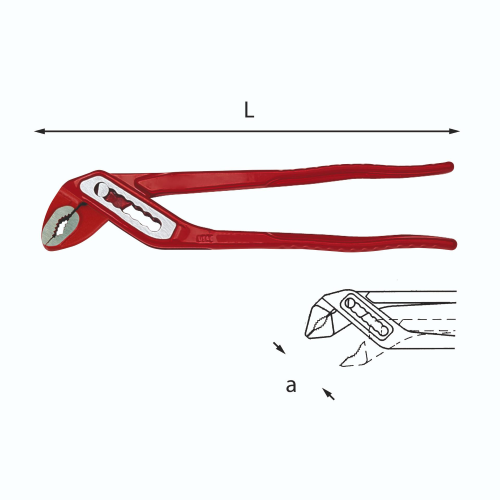 PINZA REGOLABILE 180 V 250
