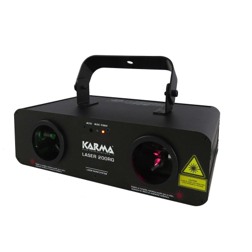 LASER ROSSO E VERDE DA 200MW KARMA 200RG 