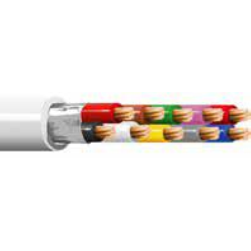 ITC CAVO SICUREZZA E ALLARME PVC TS19/HR19  2X0,75 + 10X0,22 - MATASSA 100M - COLORE BIANCO