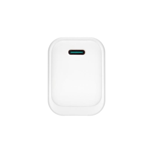 CARICATORE ADATTATORE UNIVERSALE VULTECH CC45-1C 1 PORTA TYPE-C PD45 GAN PPS 45W - BIANCO DIMENSIONI COMPATTE