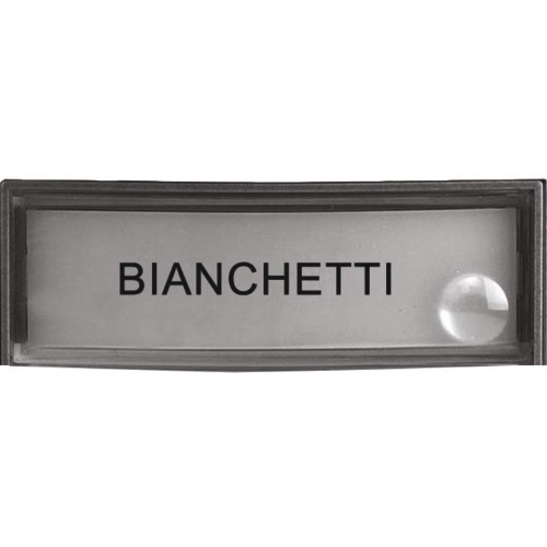 URMET PULSANTE PICCOLO CON VETRO E CARTELLINO PER PULSANTIERA SMYLE E GENYA