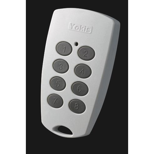 URMET YOKIS TELECOMANDO 8 PULSANTI INDIPENDENTI, SISTEMA RADIO CLASSIC, COLORE LEGNO, TLC8C