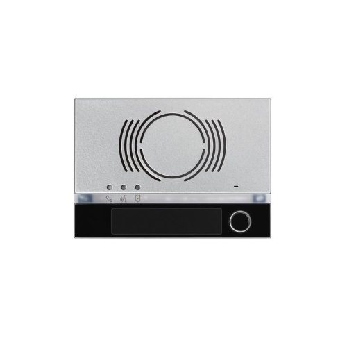 URMET FRONTALE PER POSTO ESTERNO AUDIO, 1 PULSANTE ALPHA NERO