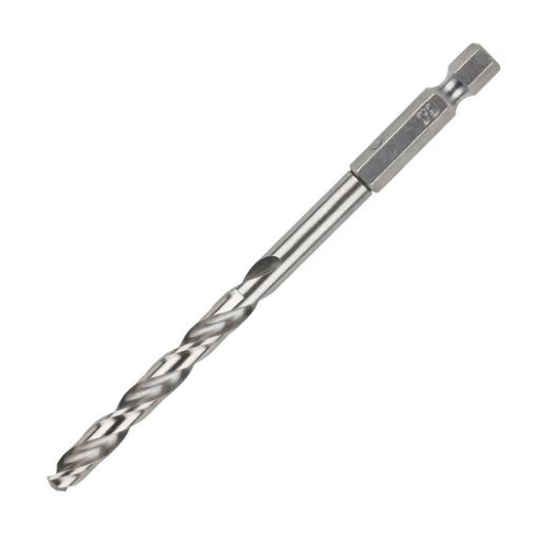 WOLFCRAFT PUNTA PER METALLO HSS RETTIFICATA, CODOLO ESAGONALE Ø 4MM