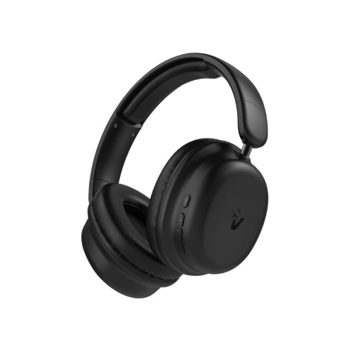 CUFFIE HEADPHONES BLUETOOTH 5.4 VULTECH FOLD HBT-30BK NERE CON MICROFONO E CONTROLLO TRACCIA - CONNETTORE TYPE C- ANC  - BATTERIA 300MAH