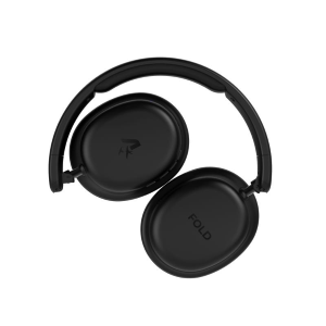 CUFFIE HEADPHONES BLUETOOTH 5.4 VULTECH FOLD HBT-30BK NERE CON MICROFONO E CONTROLLO TRACCIA - CONNETTORE TYPE C- ANC  - BATTERIA 300MAH