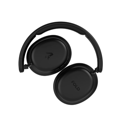 CUFFIE HEADPHONES BLUETOOTH 5.4 VULTECH FOLD HBT-30BK NERE CON MICROFONO E CONTROLLO TRACCIA - CONNETTORE TYPE C- ANC  - BATTERIA 300MAH