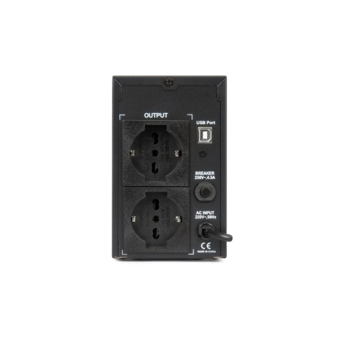 UPS 650VA GRUPPO DI CONTINUITÀ VULTECH UPS650VA-LFP-NAS LINE INTERACTIVE PER HARD DISK DI RETE E NAS - BATTERIA LFP