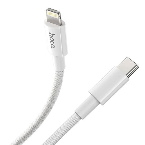 HOCO - CAVO DATI TYPE C A LIGHTNING 20W PD 3A X56 1 METRO - BIANCO