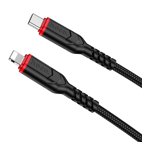 HOCO - CAVO DATI TYPE C A LIGHTNING 20W PD 3A X59 1 METRO - NERO