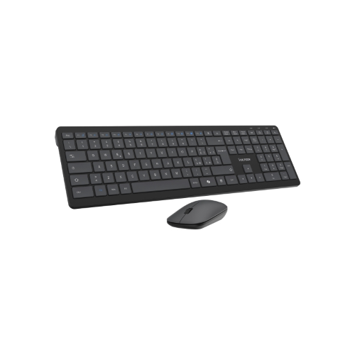 KIT TASTIERA E MOUSE WIRELESS LOW PROFILE A FORBICE E TASTI FUNZIONALI VULTECH KM-851W 2000DPI REGOLABILI 2,4GHZ
