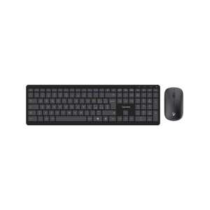 KIT TASTIERA E MOUSE WIRELESS LOW PROFILE A FORBICE E TASTI FUNZIONALI VULTECH KM-851W 2000DPI REGOLABILI 2,4GHZ