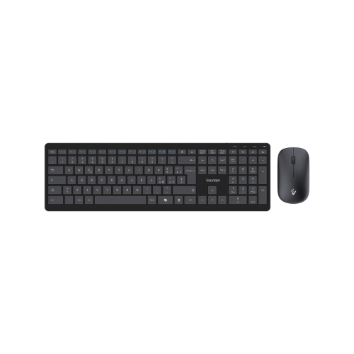 KIT TASTIERA E MOUSE WIRELESS LOW PROFILE A FORBICE E TASTI FUNZIONALI VULTECH KM-851W 2000DPI REGOLABILI 2,4GHZ