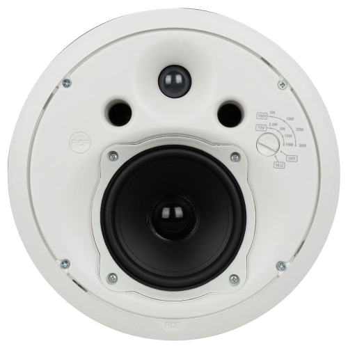 DIFFUSORE DA INCASSO A DUE VIE MONITOR MQ 50C-W BIANCO 