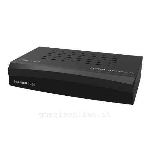 RICEVITORE DIGITALE - I-CAN T260 TERRESTRE NERO