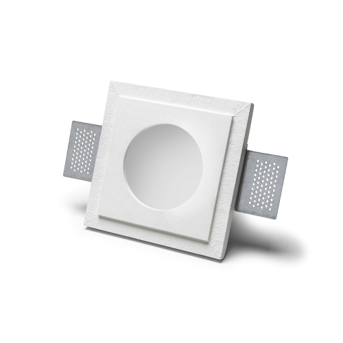 NOVANTADIECI 9010 FARETTO DA INCASSO SPOT CRISTALY CEFEO 150X150 GU10 Ø50 10W 240V