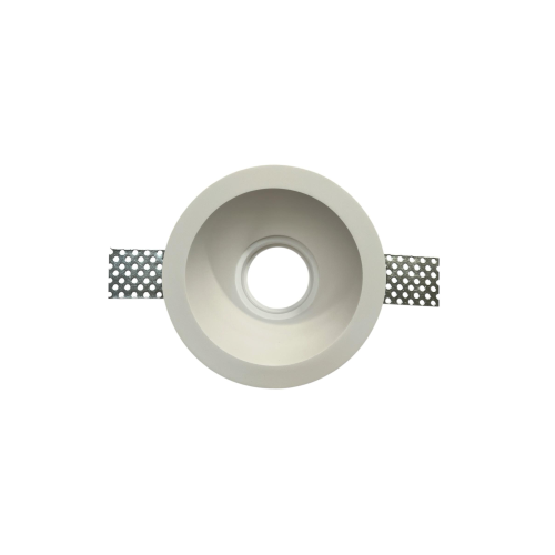 FARETTO IN GESSO DA INCASSO SPOT ROTONDO Ø130 G5.3 35W