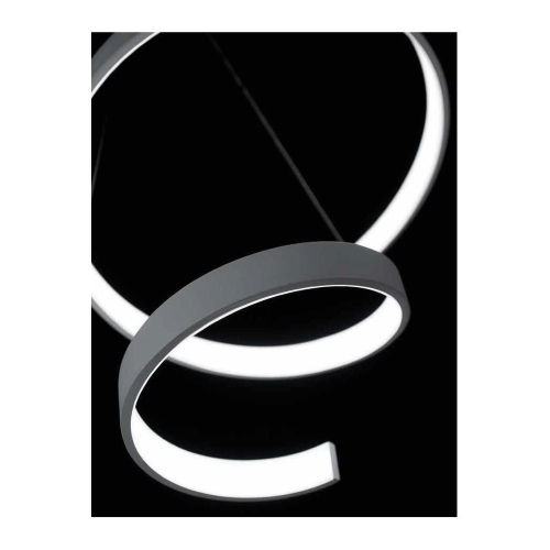 ONDALUCE NASTRO SOSPENSIONE DESIGN SPIRALE BIANCO ( PRODOTTO ESPOSIZIONE)