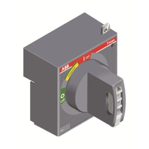 ABB RHE_EM T1-T2-T3 EMER. RINVIATA - COMANDO A MANIGLIA ROTANTE DI EMERGENZA A DISTANZA REGOLABILE CON BLOCCO LUCCH
