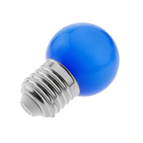 AMARCORD LAMPADINA SFERA LED E27 1W G45 BLU