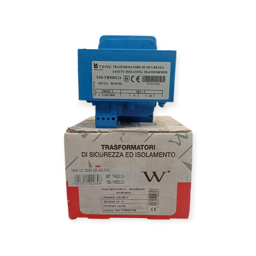 TRASFORMATORE DI SICUREZZA 500VA 220-380/0-24