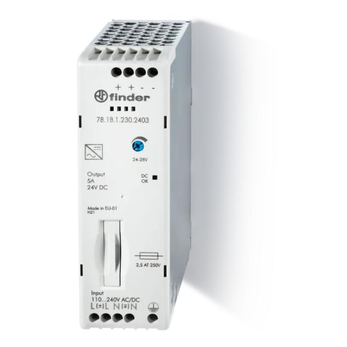 ALIMENTATORE SWITCHING COMPATTO 120W 24VDC (5A) FINDER
