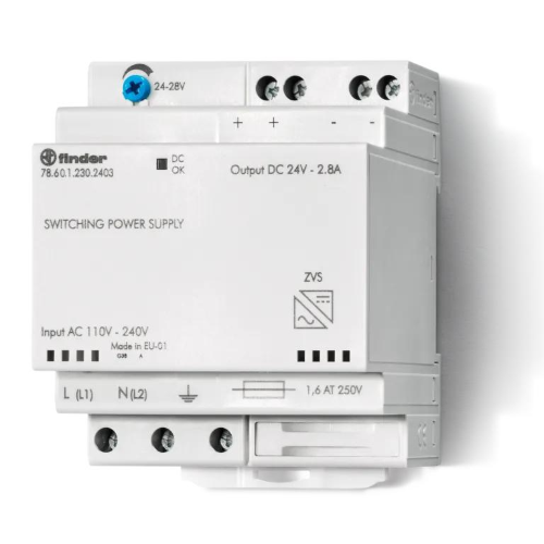 ALIMENTATORE SWITCHING VERSATILE 60W 24VDC (2.5A) FINDER