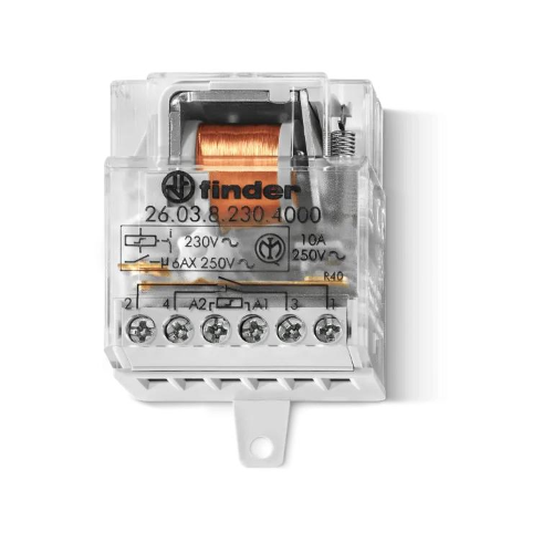 RELÈ AD IMPULSI PER PANNELLO 1NO+1NC 10A FINDER