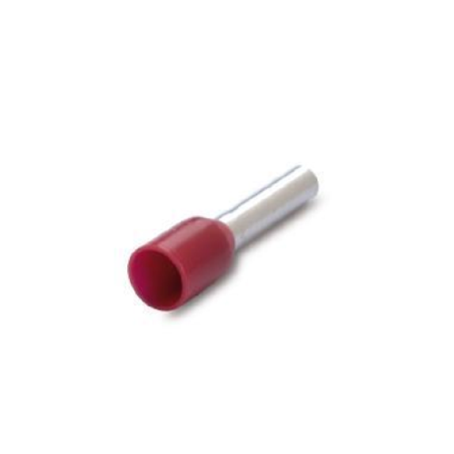 TERMINALE BOCCOLA DIN ROSSO 10-12 - CONF. 50PZ