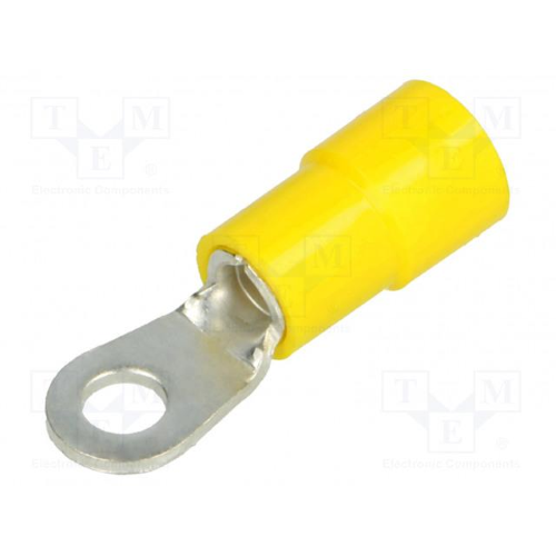 TERMINALE ISOLANTE A OCCHIELLO 4 -6MMQ FORO 4 - CONF. 50PZ