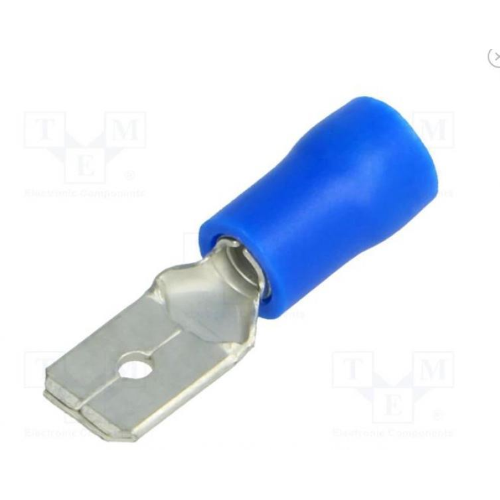TERMINALE LAMELLARE MASCHIO BLU 2,5 - CONF. 100PZ