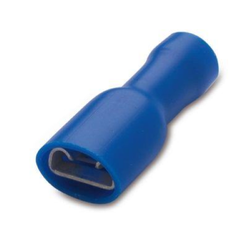 TERMINALE PRESA LAMELLARE FEMMINA TUTTA ISOLANTE 2,5MM - CONF. 50PZ